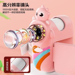 Children <b>Digital</b> <b>Microscope</b> 200Mp 1000X Zoom IPS Screen With Memory For Kids Science Learning Toy - Product Image 3