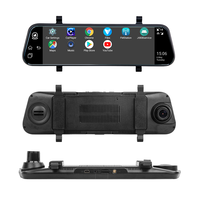 Caméra DVR double objectif pour tableau de bord 4G SIM WiFi GPS Navigation 1080P Rétroviseur Dashcam