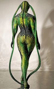 Più Venduti Halloween Horror Tentacoli di Mosca Alieno Cosplay Costumi di Scena Tuta Intera da Donna per Spettacolo - Product Image 5
