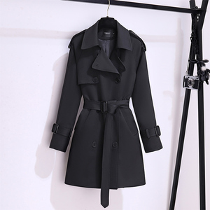 Vendita all'Ingrosso di Nuovi <span class=keywords><strong>Trench</strong></span> da <span class=keywords><strong>Donna</strong></span> Primaverili alla Moda, Stile Casual Britannico e Coreano, Colore Kaki - Product Image 3