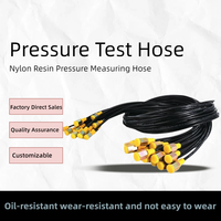 Tuyau de test de pression hydraulique 630 bars pour systèmes de diagnostic |   Tube micro-perforé flexible DN2, raccord rapide, fibre polyuréthane