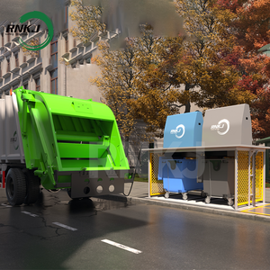 Contenitore <span class=keywords><strong>per</strong></span> Rifiuti Urbani Residenziali RNKJ ad Alta Capacità con Sollevamento Idraulico 1100L - Product Image 2