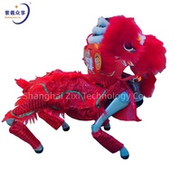Costume de danse du lion chinois traditionnel Yushu Robot Dog, niveau de protection D, lavable, anti-plis, fabriqué à l'usine de Shanghai