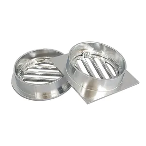 Năm năm bảo hành tóc Stopper ban công Brass Chrome mạ drainase phòng tắm làm sạch ra sàn vòi hoa sen bẫy cống