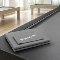 Ensemble de tissu de billard bleu roi pour la rechapage de table de billard avec bandes de rail prédécoupées et bords coupés droit