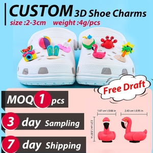 Nouveauté <span class=keywords><strong>Jeux</strong></span> d'enfants mignons PVC dessin animé luxe Panda porte-chaussures animaux de zoo concepteur personnalisé animaux de la ferme breloques de lacet de chaussures - Product Image 5