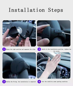 Kit d'intérieur créatif de boule de rappel de volant de voiture multifonctionnelle d'aide à la conduite à une main haut de gamme - Product Image 6
