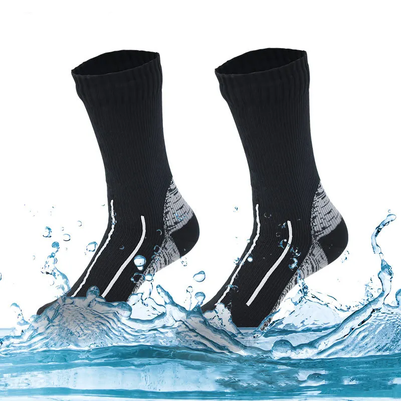 Unisex Winter Think 3 Layers Outdoor Sports Socks Crew Hiking Waterproof Socks