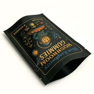 12g 28g Custom Foil Mylar Smell Proof Reusable Ziplock Plastic Stand up Pouch With Logo - Product Image 4