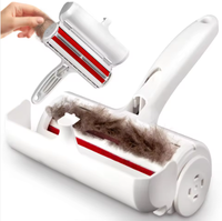 Rouleau en plastique pour enlever les poils d'animaux, taille originale, réutilisable, enlèvement des poils en un clic, collecte automatique pour les poils de chat et de chien, portable