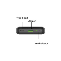 Portable 15W grande capacité 10000mAh li-polymère batterie de secours 5V 3A chargeur rapide 5G téléphone support de support fonction
