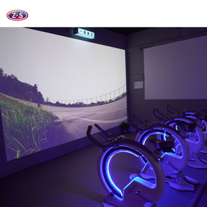 Vente en Gros Simulateur de Vélo Dynamique Interactif en RA pour Jeu de Course de Cyclisme en Salle avec Projection - Product Image 3