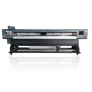 Impressora digital rolo a rolo de 3,2 m, máquina de impressão a jato de tinta, solvente ecológico, para papel de parede, pintura a óleo