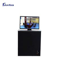 Haute qualité multifonctionnel table Lcd Tv mécanisé ascenseur motorisé moniteur ascenseur LCD moniteur conférence Table système