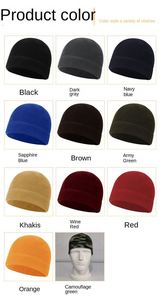 Gorro de Forro Polar para Otoño e Invierno, para Hombre y Mujer, con Logotipo Bordado Personalizado, Gorro Cálido para Ciclismo - Product Image 3
