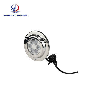 Lumières sous-marines LED en acier inoxydable, lumières bleues pour yacht marin, aquarium, acier inoxydable 316 - Product Image 2