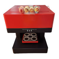 Impresora de Pasteles Totalmente Automática Comercial, Fotos a Color Personalizadas, Papel de Arroz, Papel de Glaseado, Tinta Comestible para Impresión Digital Directa