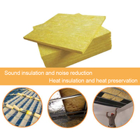 Panneau d'isolation en fibre de verre 75 mm 48 kg/m³ pour conduit de climatisation, recouvert de feuille d'aluminium pour les entrepreneurs en CVC