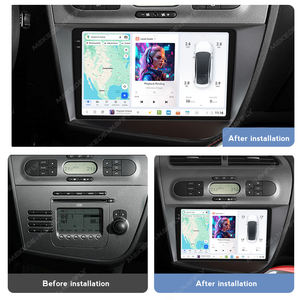 DUDU 7 Moniteur de lecteur <span class=keywords><strong>DVD</strong></span> de voiture Android avec prise en charge DAB + 194K Bit Effet Audio Haut-parleur DSP pour SE05 Seat Leon 2005-2012 - Product Image 2