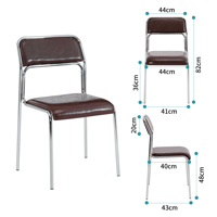 Silla de Comedor Moderna con Patas Metálicas Acolchadas con Tela Resistente al Desgaste, Estilo Lujoso, para Sala de Estar, Dormitorio, Hotel, Decoración de Interiores del Hogar