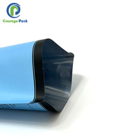 Sachet thermoscellant à trois joints latéraux en aluminium de qualité alimentaire personnalisé Pochette d'égouttement suspendue avec filtre à café Sacs d'échantillon de café