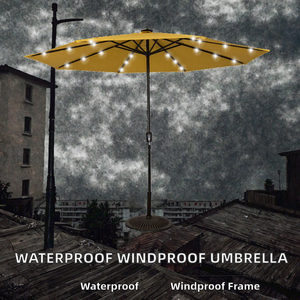 Parasols commerciaux modernes et créatifs, imperméables et résistants au vent, pour les zones de vente de nourriture en plein air, les cours, les parcs, en acier inoxydable - Product Image 2