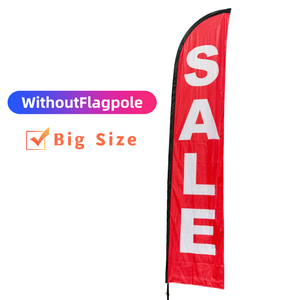 <span class=keywords><strong>Bandiera</strong></span> della spiaggia 70*330cm per 4.5m bandiere personalizzate per pubblicità esterna bandiere con piume <span class=keywords><strong>a</strong></span> doppia faccia stampate solo <span class=keywords><strong>bandiera</strong></span> - Product Image 2