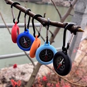 Boussole suspendue carte orientation <span class=keywords><strong>mousqueton</strong></span> crochet attache rapide pince randonnée Camping escalade sac à dos veste outil de Navigation en plein air - Product Image 4