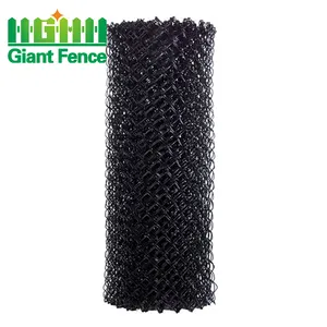 Pvc Gecoat Zwart Diamond Wire Mesh Hek