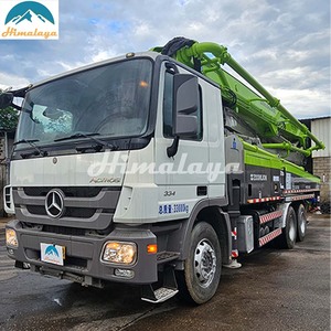 الصين Zoomlion مستعملة 25m 47m محرك ديزل سيارة مستعملة صغيرة بوم مضخة صب الخرسانة شاحنة مع الملحقات - Product Image 2