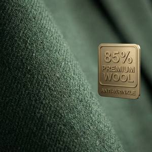 <span class=keywords><strong>Blazer</strong></span> Doppiopetto <span class=keywords><strong>Verde</strong></span> Foresta da <span class=keywords><strong>Uomo</strong></span>, 85% Lana, 380g, Antipiega, per Ufficio ed Eventi - Product Image 6