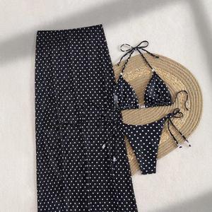 Traje <span class=keywords><strong>de</strong></span> Baño <span class=keywords><strong>de</strong></span> 3 Piezas <span class=keywords><strong>de</strong></span> Alta Calidad para Mujer, Bikini, Ropa <span class=keywords><strong>de</strong></span> Playa, Blusa con Cordones y Tie-Dye, Traje <span class=keywords><strong>de</strong></span> Baño Sexy - Product Image 2