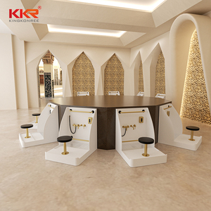 Lavabo in Solid Surface per Aree di Abluzione in Moschee, <span class=keywords><strong>Lavapiedi</strong></span> Islamico Commerciale - Product Image 3