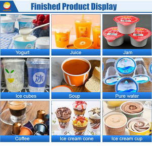 ORME Máquina de llenado de vasos de agua de coco de yogur griego de tipo lineal Máquina de llenado y sellado de tubos de helado Calippo - Product Image 6