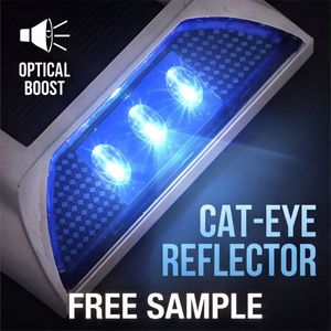 Reflector Vial Solar de Aluminio Reforzado con Acero Inoxidable, Diseño Resistente a Quitanieves para Carreteras en Climas Fríos - Product Image 3
