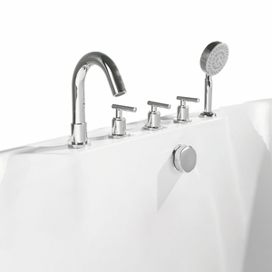 Bañera de Acrílico Portátil Personalizada OEM/ODM, Diseño Simple para Uso en Interiores/Villas para Hoteles - Product Image 4