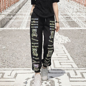 Pantalon de jogging ample à jambes larges pour femme, coupe décontractée, poches cargo, tendance, pour l'extérieur, sur mesure - Product Image 3