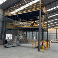 Ligne de production d'engrais hydrosolubles, machine de fabrication d'engrais solides à l'acide humique à haute efficacité, entraînée par moteur, 1-30 tonnes/heure