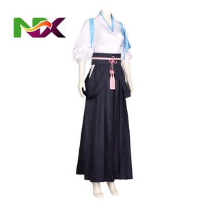 Nouveau style Genshined <span class=keywords><strong>Impact</strong></span> Kimono <span class=keywords><strong>Kamisato</strong></span> Ayaka Costume d'anime Cosplay Halloween Carnaval Fête Cosplay Robe - Product Image 4