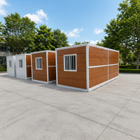 Maison conteneur pliable, bâtiment temporaire modulaire pour la construction et l'hébergement sur site
