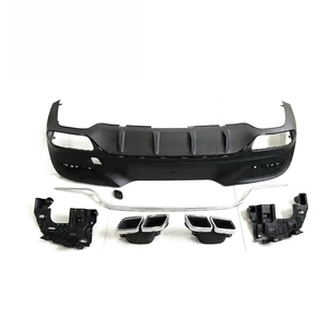 Nuevo estilo coche Kits de cuerpo sobre las 63 <span class=keywords><strong>Amg</strong></span> parachoques trasero tubos de cola labio trasero para <span class=keywords><strong>Mercedes</strong></span> Benz W292 X292 sobre las Couper 2015-2020 - Product Image 4