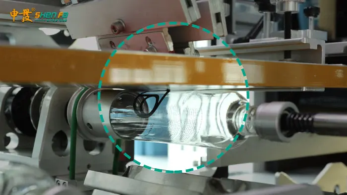 화장용 튜브 병을 위한 원통 단단한 표면 플라스틱 실크 스크린 프린팅 머신