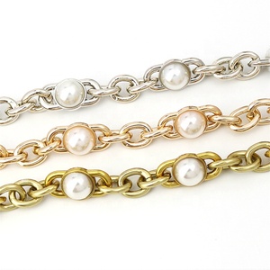 3-4mm dày nhôm nhẹ PURSE chain-vàng ngọc trai liên kết dây đeo vai cho túi xách, chiều dài tùy chỉnh bán buôn - Product Image 2