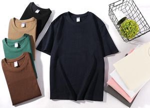 T-shirt da uomo personalizzata a manica corta in 100% cotone, pesante 300 g/m², a spalla regolare, di eccellente qualità, tinta unita - Product Image 2