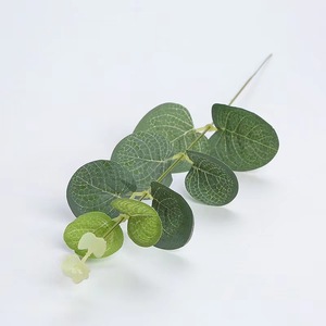 <b>Artificial</b> Eucalyptus Leaf <b>Stem</b> 31cm High Simulation Indoor Wedding Decoration Silk Flower Single Piece Package - Product Image 2