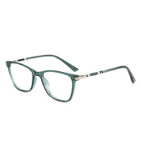 Montures de lunettes en acétate à motifs Style rétro vintage Logo personnalisé Commande en gros en gros