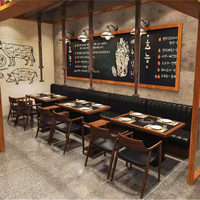 Nouveaux modèles de meubles commerciaux canapé de club personnalisé couleur restaurant moderne demi-rond stand canapé