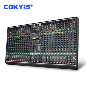 מיקסר מקצועי MQX24 24 ערוצים עם בלוטות'+USB+199DPS מיקסר אודיו אפקט רוורב לבמת DJ הקלטת צג בזמן אמת - Product Image 1