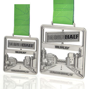 Medalla Deportiva de Metal con Logotipo Personalizado de Fabricante al por Mayor, Medalla Chapada en Cobre para Recuerdo - Product Image 1