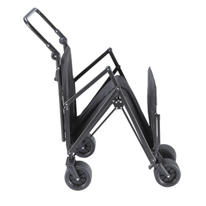 Carrito de <span class=keywords><strong>Playa</strong></span> Plegable Versátil de Nueva Llegada al por Mayor de Fábrica, Carrito de Picnic con Silla Reclinable Convertible - Product Image 2